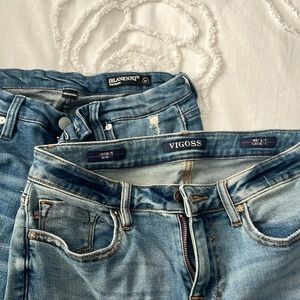 Bundle of Blanknyc and Vigoss distressed jeans